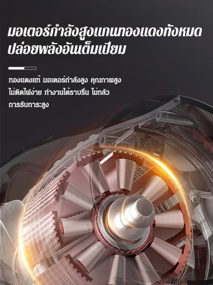 【เกรดอุตสาหกรรม】เครื่องเป่าลมไร้สายกำลังสูงพิเศษ