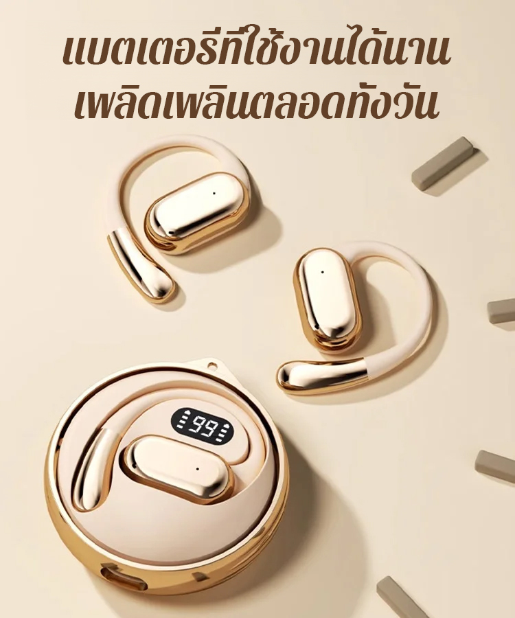 【แปลได้ 144 ภาษา】หูฟังแปลภาษาอัจฉริยะ・บลูทูธความเร็วสูง