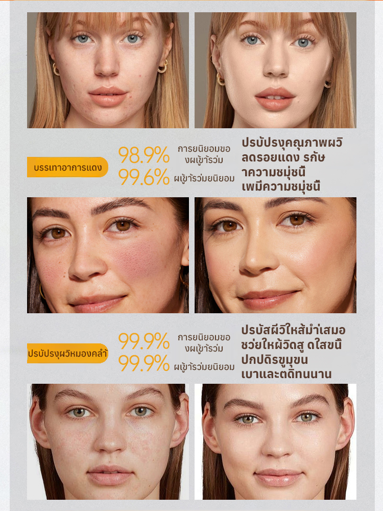 ครีมรองพื้นผสมวิตามินซีห้าชั้นครีมบำรุงผิวหน้า