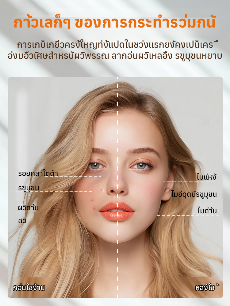 ครีมรองพื้นผสมวิตามินซีห้าชั้นครีมบำรุงผิวหน้า