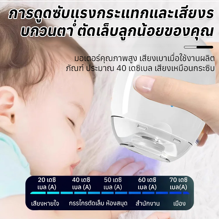 【บ้านที่มีทารกและผู้สูงอายุต้องมี】เครื่องเจียรเล็บไฟฟ้า