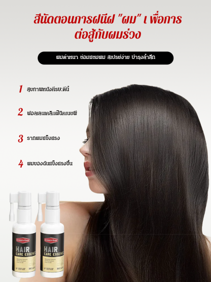 【สเปรย์พืชป้องกันผมร่วงและกระตุ้นการเจริญเติบโตของผม】