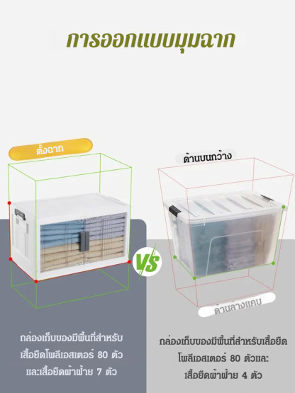 ตู้เก็บของพับได้แบบไม่ต้องประกอบเอง