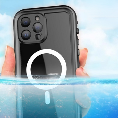 เคสโทรศัพท์แม่เหล็ก แบบโปร่งใส กันน้ำได้