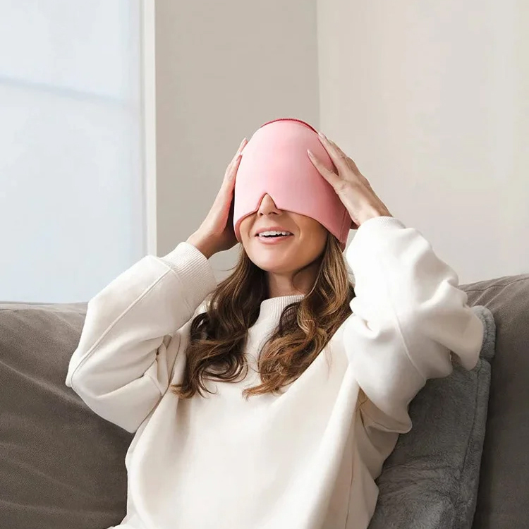 ผ้าปิดตาครอบหัว แบบเจล ประคบเย็น