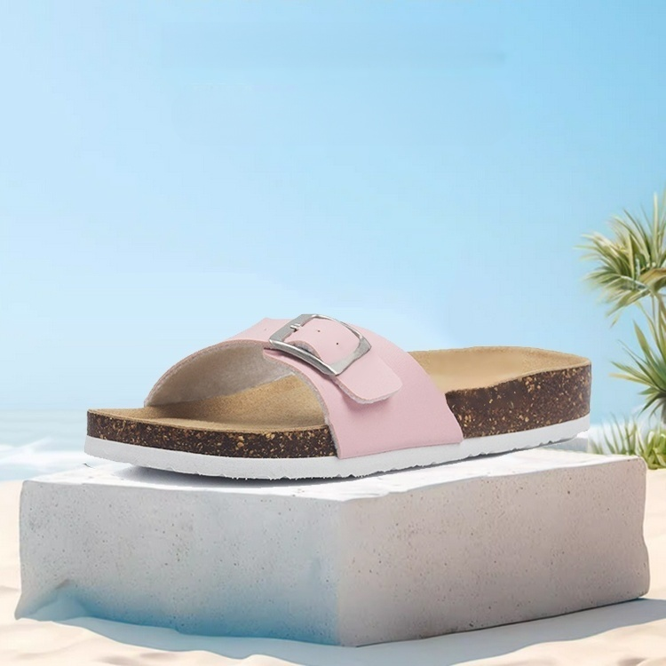 รองเท้าแตะพื้นไม้ก๊อกนุ่ม