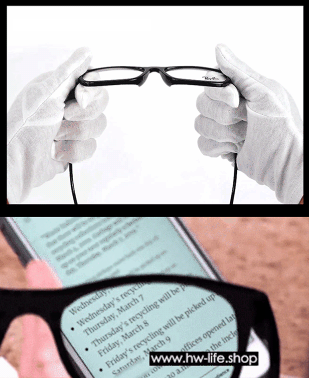 แว่นสายตายาวป้องกันแสงสีฟ้า HD อัจฉริยะ