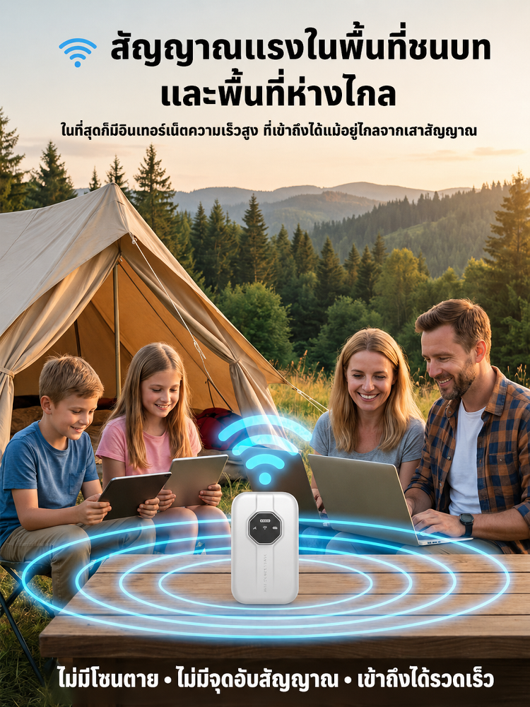 SL-[ครอบคลุมทั่วโลก ฟรีตลอดชีพ] WiFi แบบพกพาไร้ขีดจำกัด