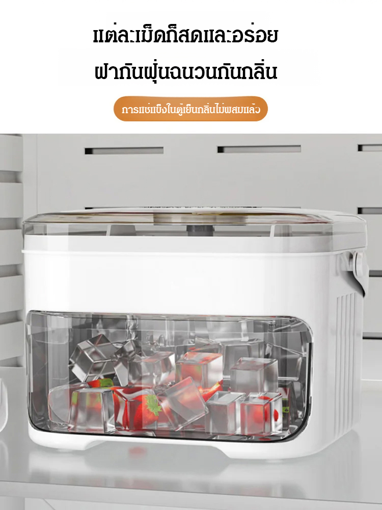 สินค้าที่ดีสำหรับคนที่ขี้เกียจ ถังทำน้ำแข็งความตจุใหญ่ ไม่ให้มือสกปรก