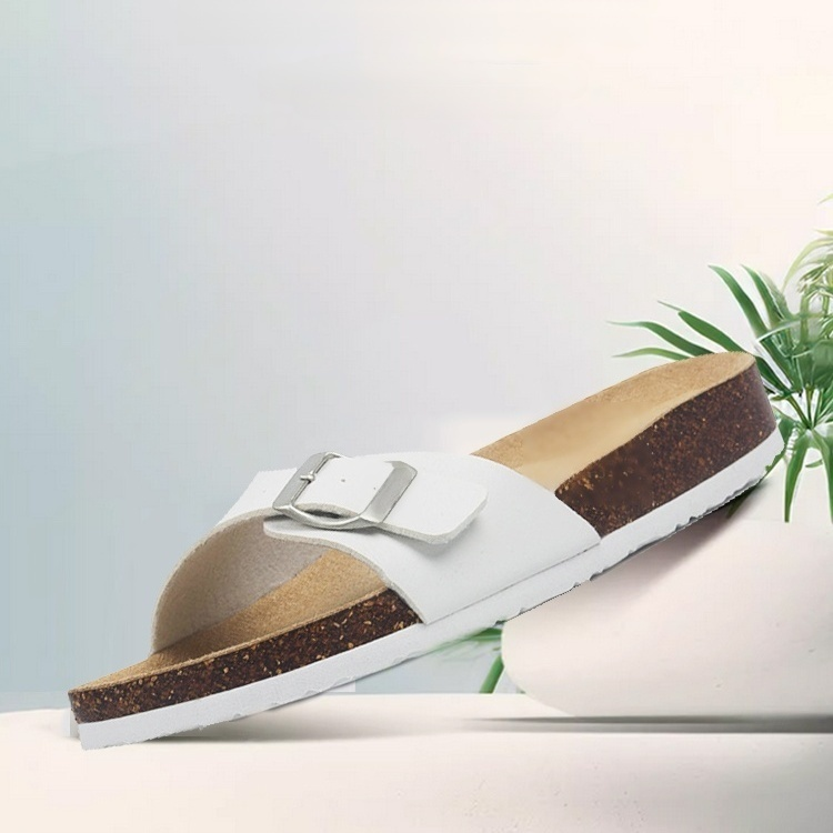 รองเท้าแตะพื้นไม้ก๊อกนุ่ม