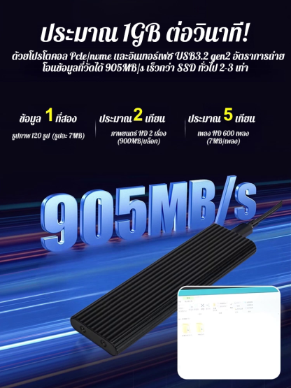 16TB ความจุสูง Type-C พกพา SSD ขนาดเล็ก