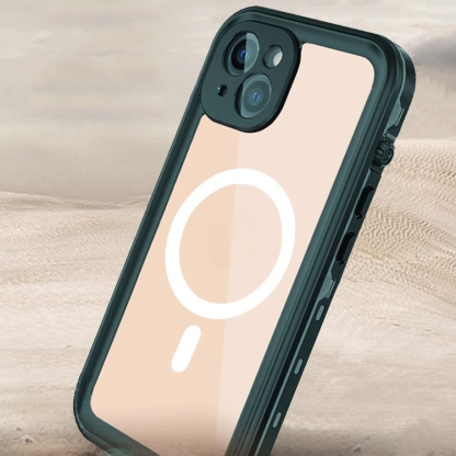 เคสโทรศัพท์แม่เหล็ก แบบโปร่งใส กันน้ำได้