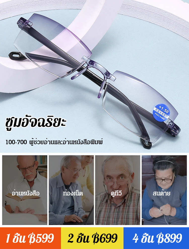 แว่นสายตายาวซูมอัตโนมัติ