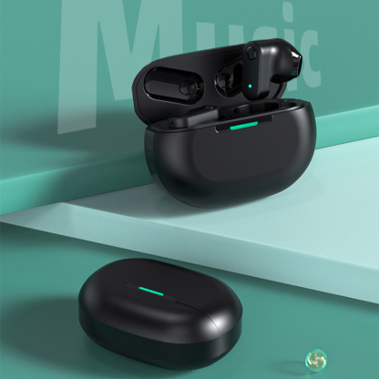 หูฟังบลูทูธ TWS ลดเสียงรบกวน แบบกึ่งอินเอียร์ ด้ามจับสั้น