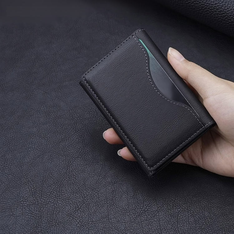 กระเป๋าสตางค์แม่เหล็กติดโทรศัพท์ ใช้เป็นที่วางมือถือได้ พับ 3 ตอน Magsafe 