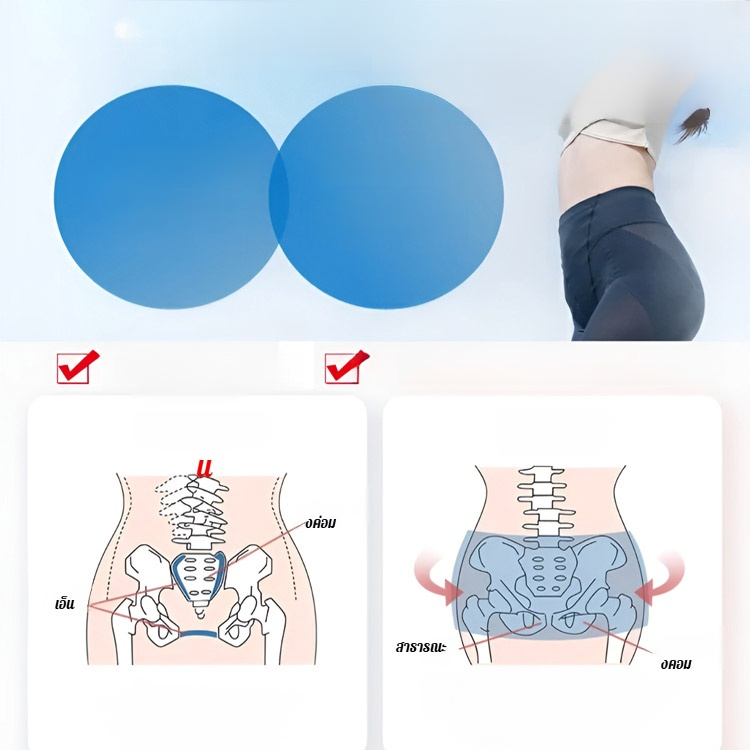 กางเกงควบคุมหน้าท้องผู้หญิง ชุดชั้นในเก็บหน้าท้องลูกไม้ไหมน้ำแข็ง 2 ชั้นไร้รอยต่อ