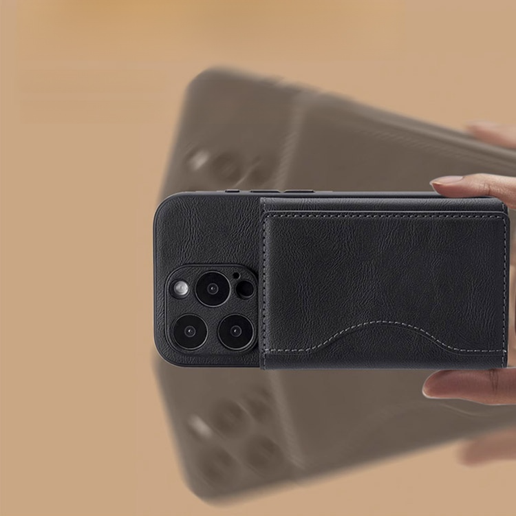 กระเป๋าสตางค์แม่เหล็กติดโทรศัพท์ ใช้เป็นที่วางมือถือได้ พับ 3 ตอน Magsafe 