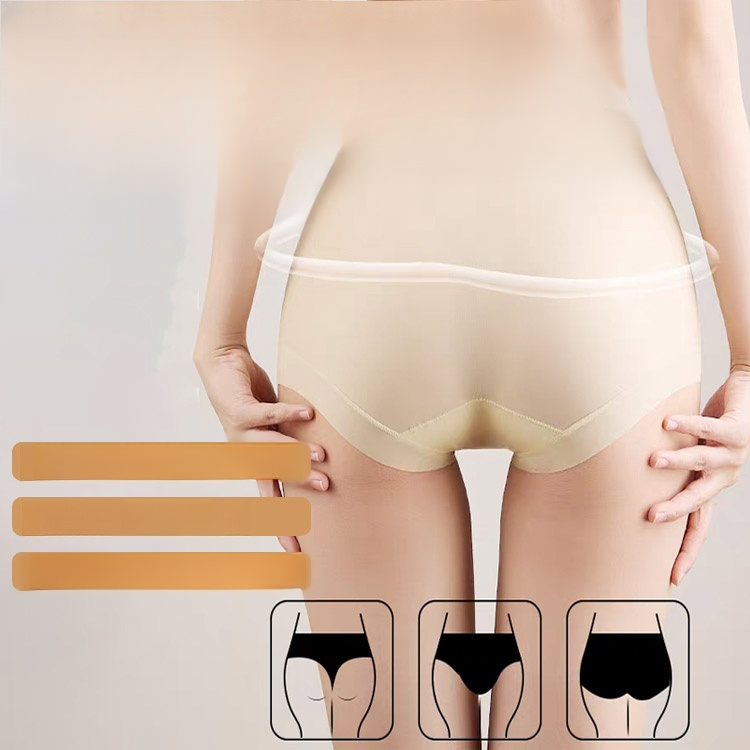 กางเกงควบคุมหน้าท้องผู้หญิง ชุดชั้นในเก็บหน้าท้องลูกไม้ไหมน้ำแข็ง 2 ชั้นไร้รอยต่อ
