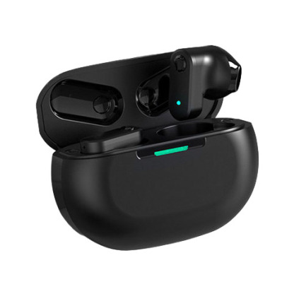 หูฟังบลูทูธ TWS ลดเสียงรบกวน แบบกึ่งอินเอียร์ ด้ามจับสั้น