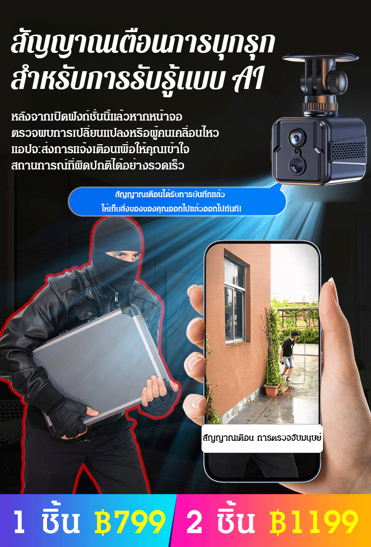 กล้องวงจรปิดอัจฉริยะ 4G