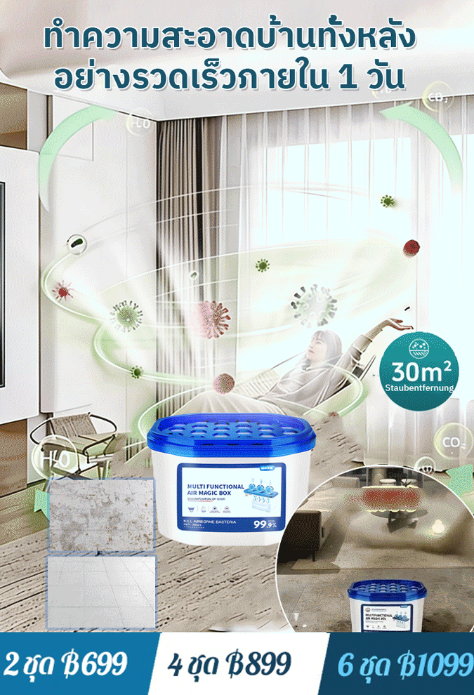 กล่องวิเศษกำจัดฝุ่นอเนกประสงค์ สถาบันวิจัยชีวการแพทย์แห่งสหรัฐอเมริกา 