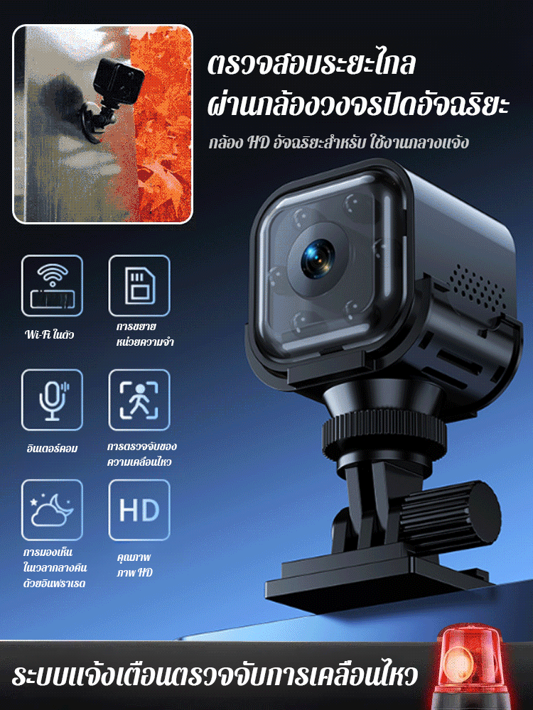 กล้องวงจรปิด HD แบบไร้สายรุ่นใหม่ F1