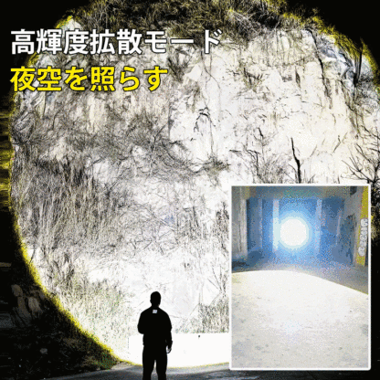 多機能ポータブル高輝度懐中電灯