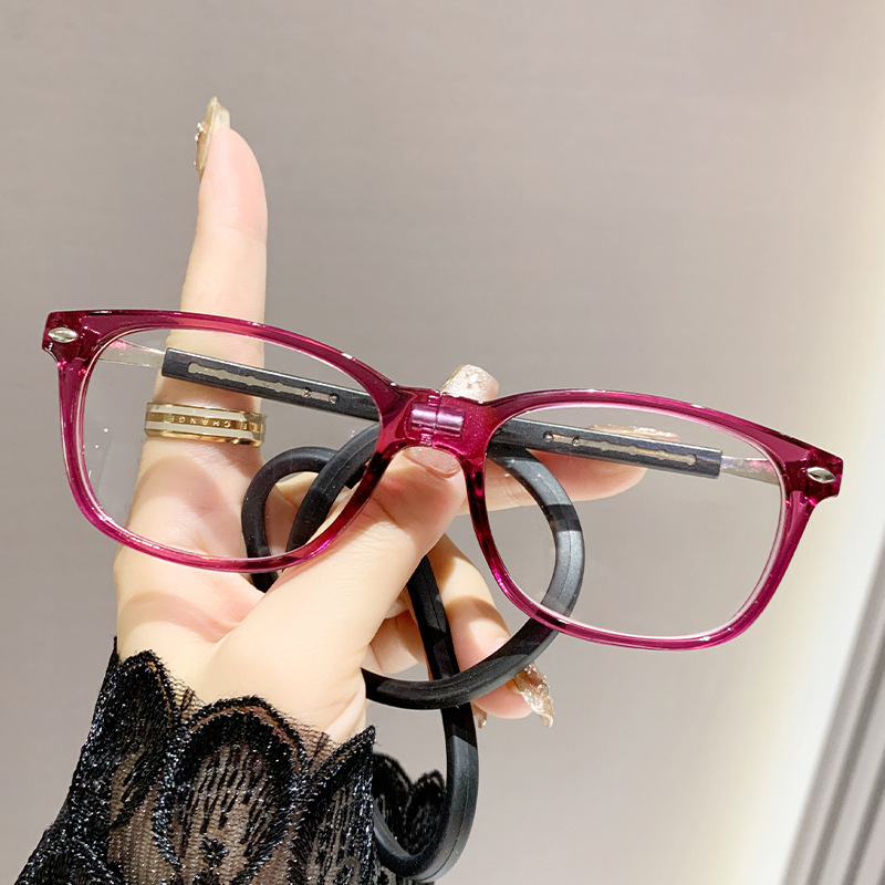 マグネット式首掛け老眼鏡