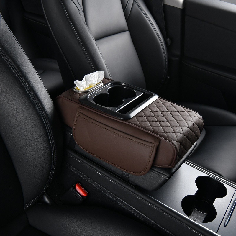 【5-in-1】車用アームレスト収納ボックス