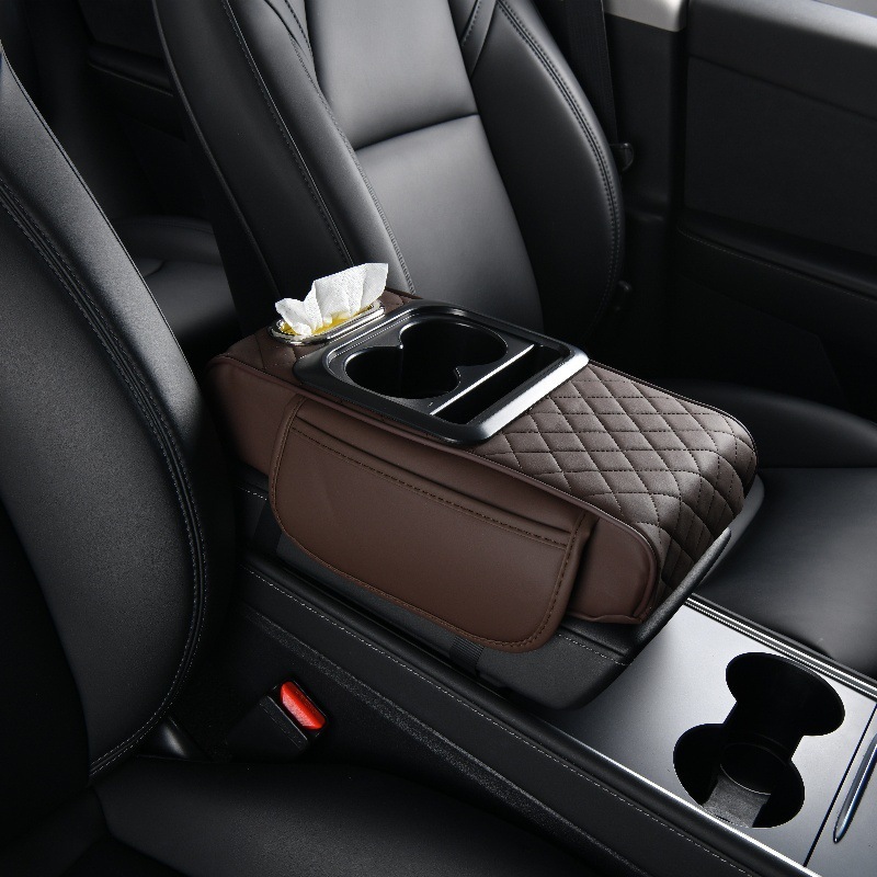 【5-in-1】車用アームレスト収納ボックス