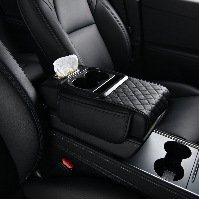 【5-in-1】車用アームレスト収納ボックス