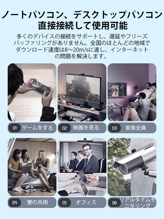 【強い信号＆遅延なし】グローバル用ポータブルWiFi 