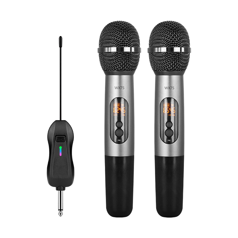 WX75 Wireless Two Microphone System with Dual-Channel Receiver