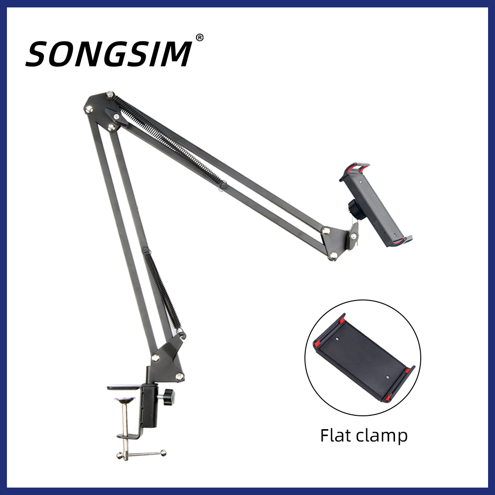 Microphone Stand, Adjustable Mic Stand Set for Blue Yeti Nano Suspension Boom Scissor Arm Stand with 5/8" to 3/8" Screw, 5/8" to 1/4 Screw, Nano Mic Windscreen and Dual Layered Mic Pop Filter