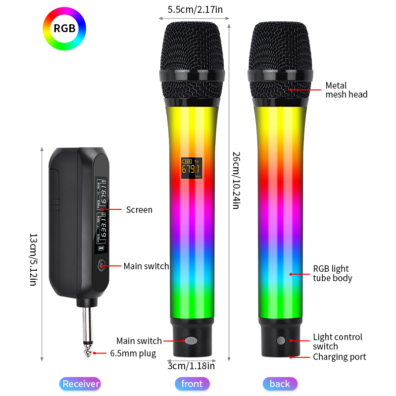 W-82 RGB Wireless microphone