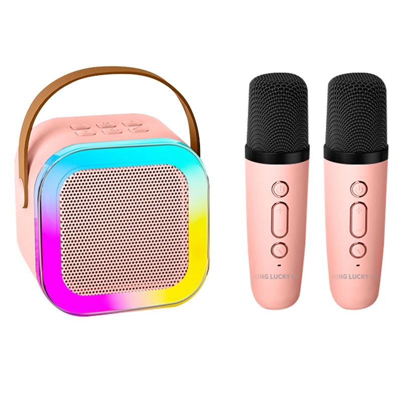 Kinglucky K12 Mini Karaoke Machine, mini karaoke machine with wireless microphones, best portable karaoke machine