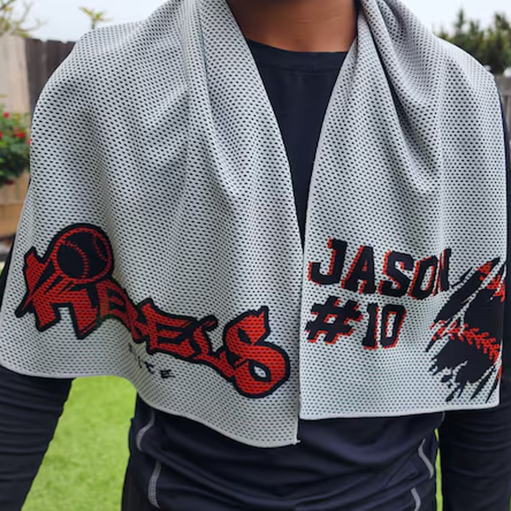 Custom Logo Recycled Sport Cooling Towel