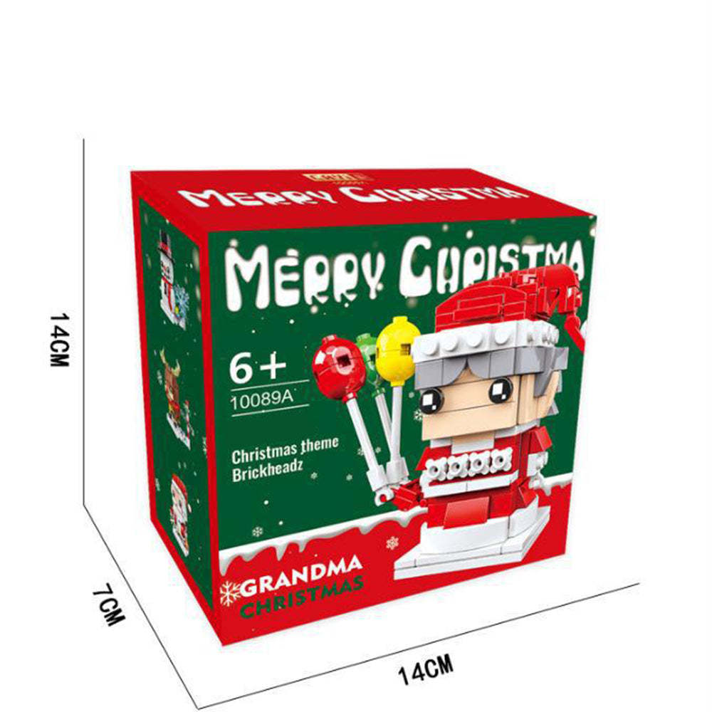Mrs.Claus Small Particle BrickHeadz Puzzle Building Block Toy Christmas Gifts - FaceSocksUsa