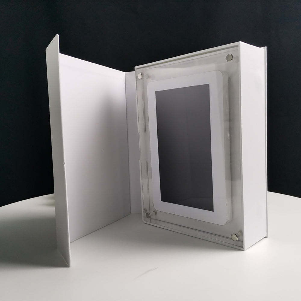 Digital Photo Frame Acrylic Transparent Video Player Gift Home Desktop Table Dynamic Electronic Photo Album - FaceSocksUSA