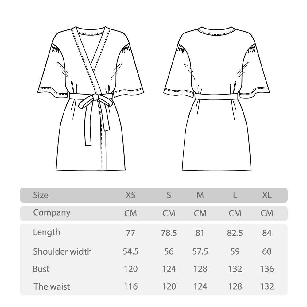 Custom Face Nightgown Cute Heart Print Night Robe Personalized Gift