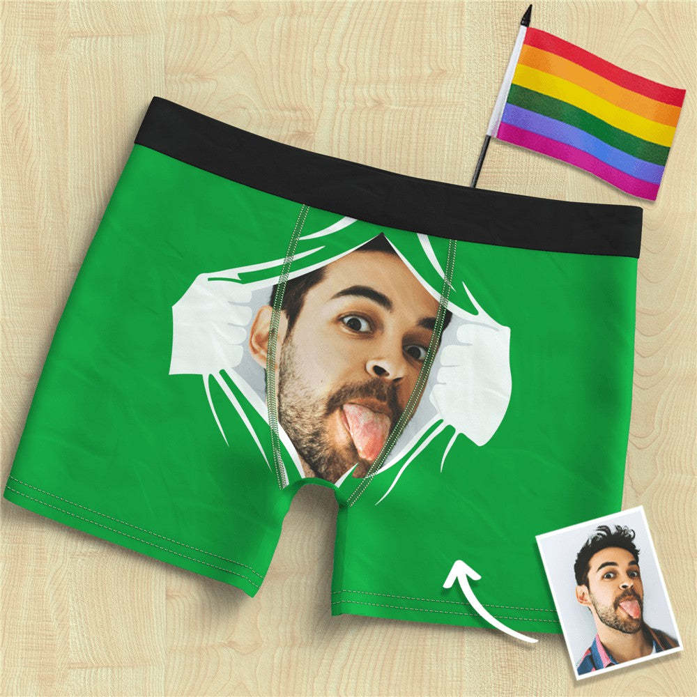 Men's Face On Tearing Boxer Shorts For Men