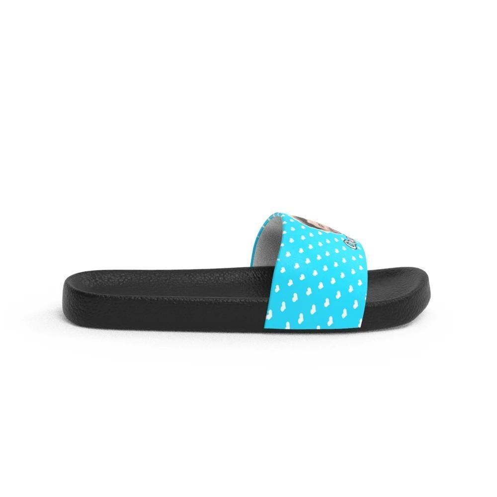 Custom Photo And Text Men's Slide Sandal-FaceSocksUSA