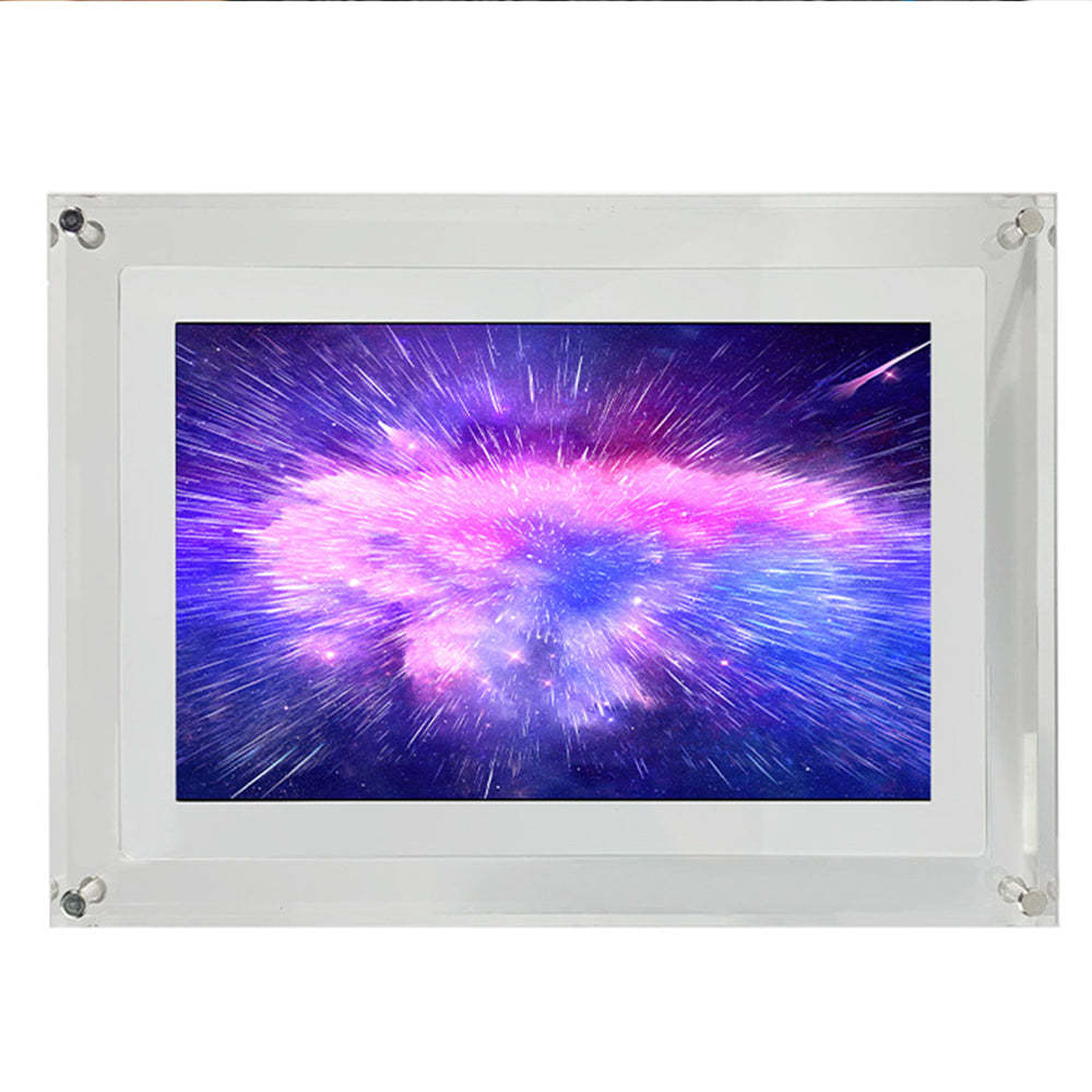 Digital Photo Frame Acrylic Transparent Video Player Gift Home Desktop Table Dynamic Electronic Photo Album - FaceSocksUSA