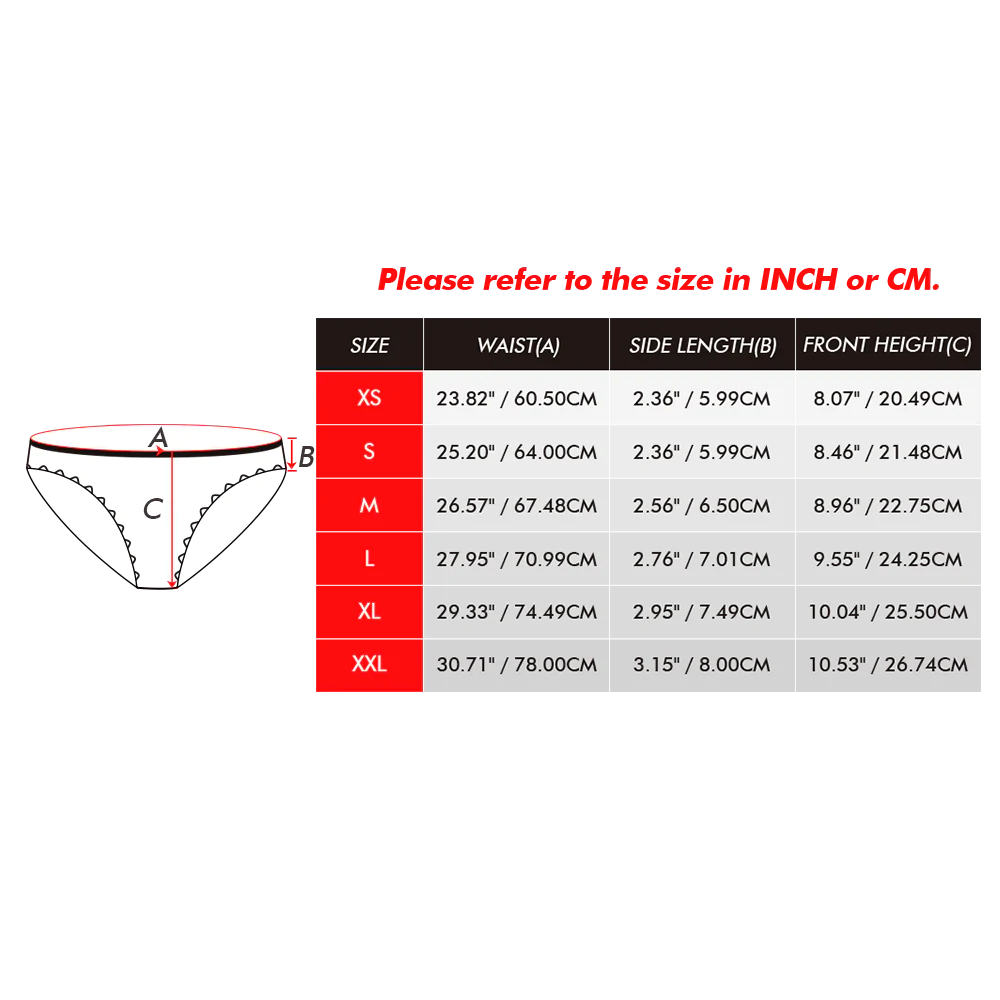 Custom Boyfriend Face Thong Panties Funny Gift For Her - FaceSocksUSA