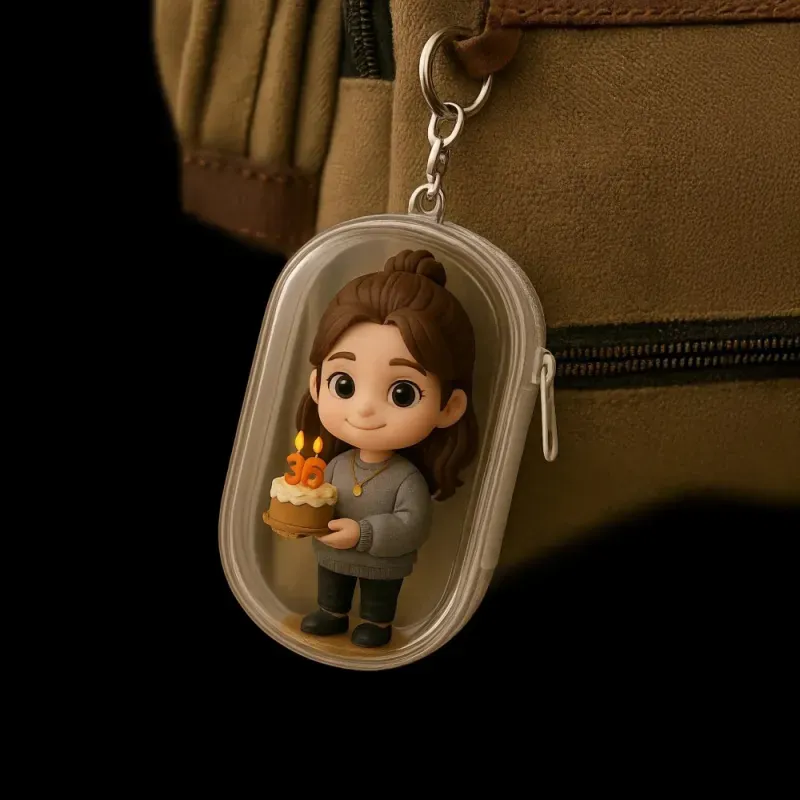 Custom Made 3D Backpack Accessory for School Kids Personalized from Your Image