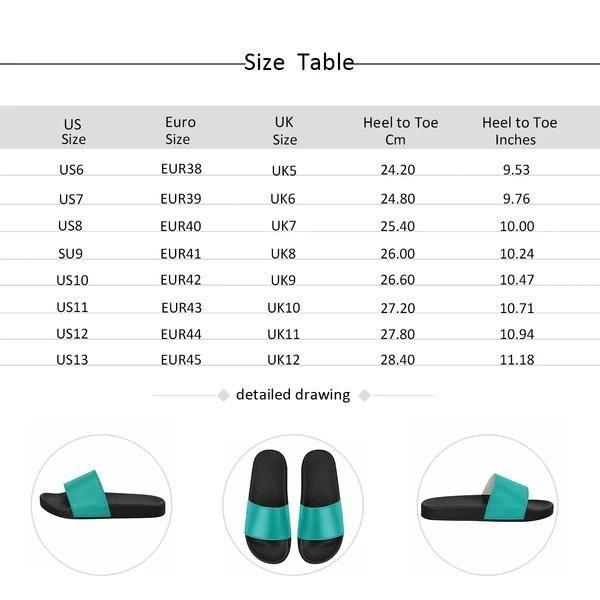 Custom Photo Men's Slide Sandal-FaceSocksUSA