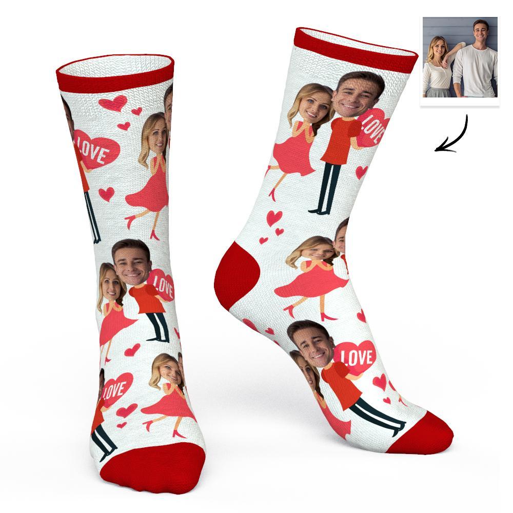 Customized Face Socks Photo Socks with My Love-FaceSocksUSA