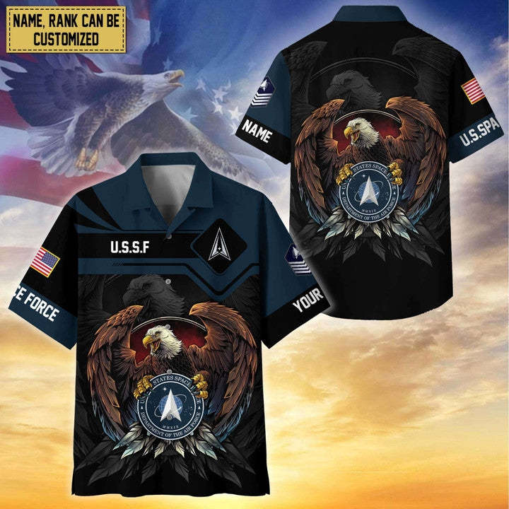 Premium Personalized Proudly Served Veterans Hawaiian Shirt - FaceSocksUSA