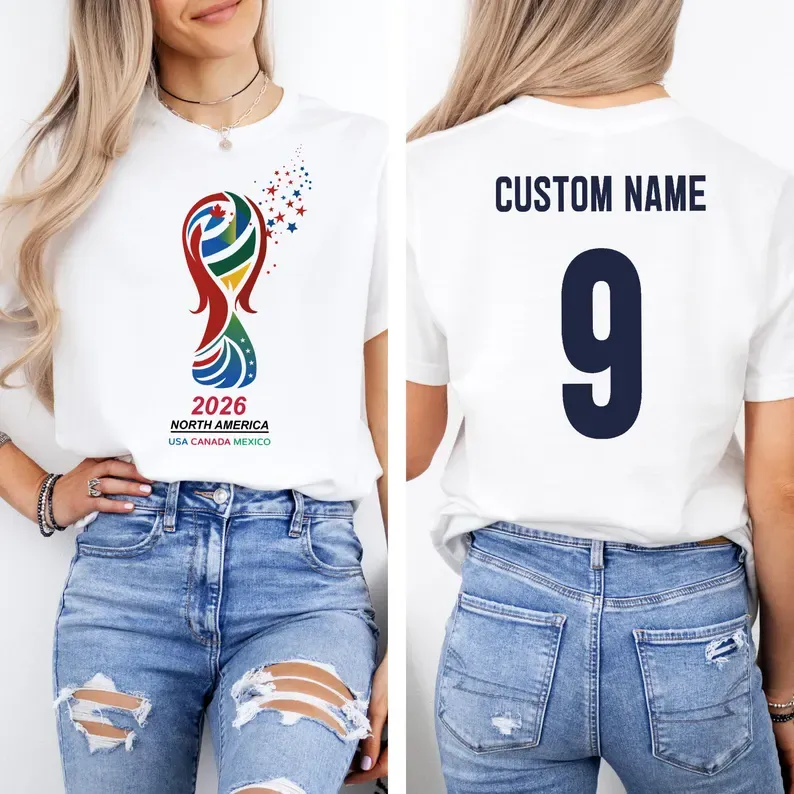 2026 World Cup USA Canada Mexico Custom T-Shirt – Political Soccer Cup Fan Unisex Tee