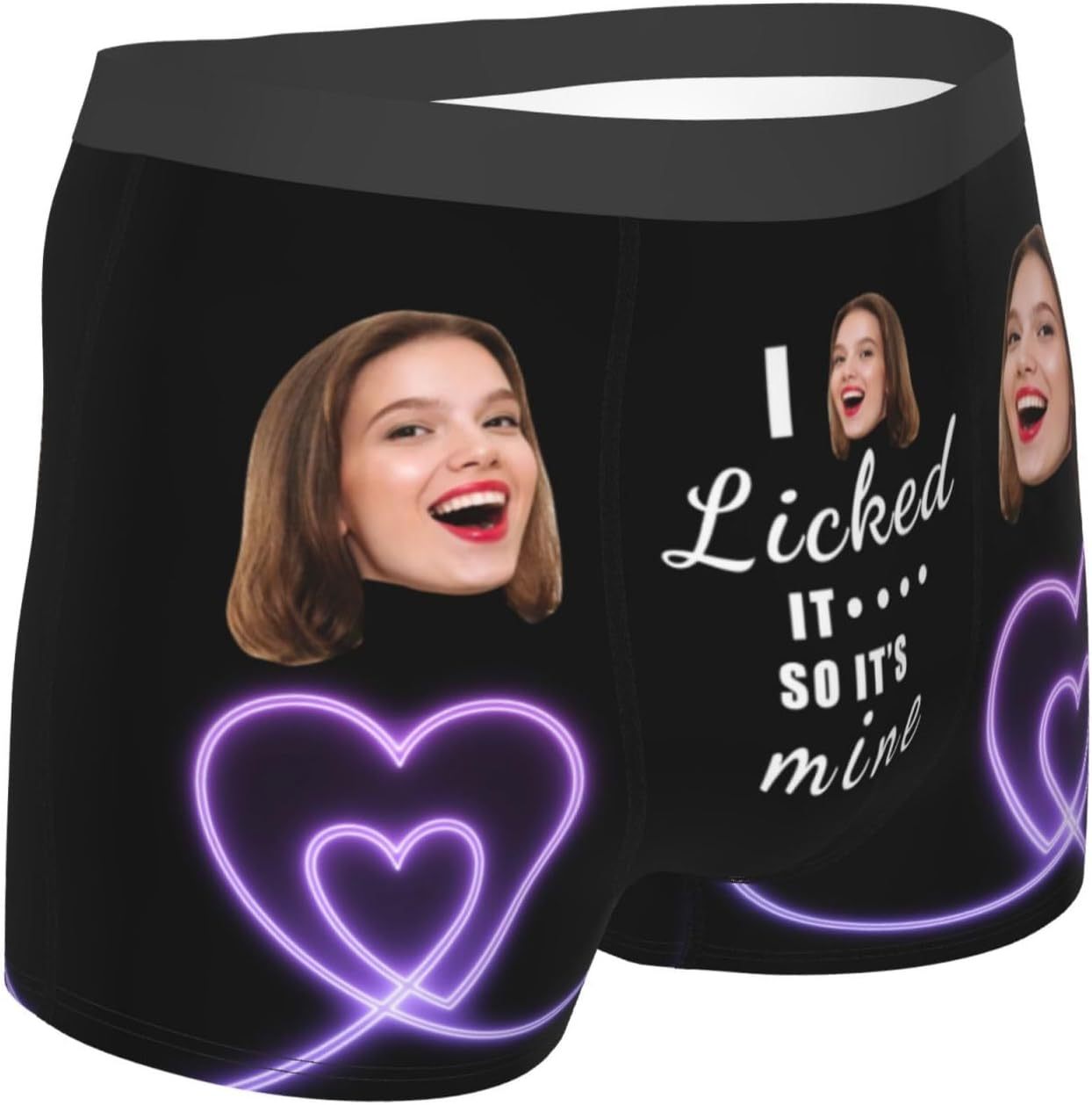 Personalized Face Boxers Briefs Custom Underwear Custom Wife Face Printed Photo Boxer Underwear - FaceSocksUSA